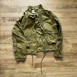 LIA Outdoor Mustard GREEN utility Jacket SIZE SMALL